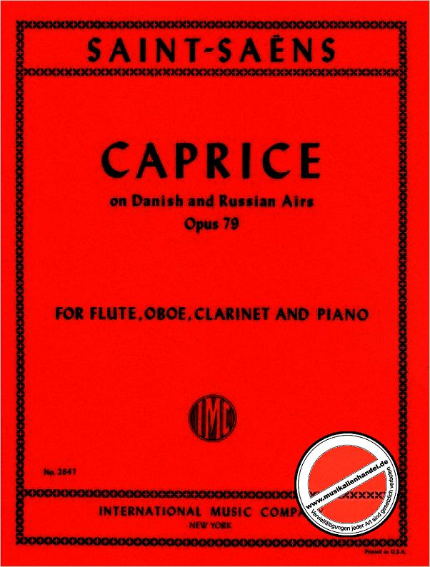 Titelbild für IMC 2647 - CAPRICE ON DANISH & RUSSIAN AIRS OP 79