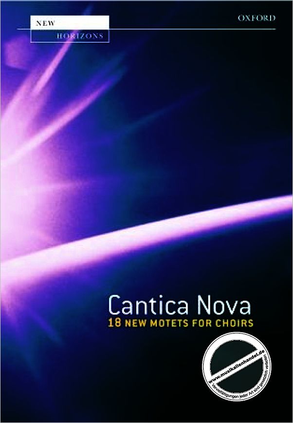 Titelbild für ISBN 0-19-335536-1 - CANTICA NOVA