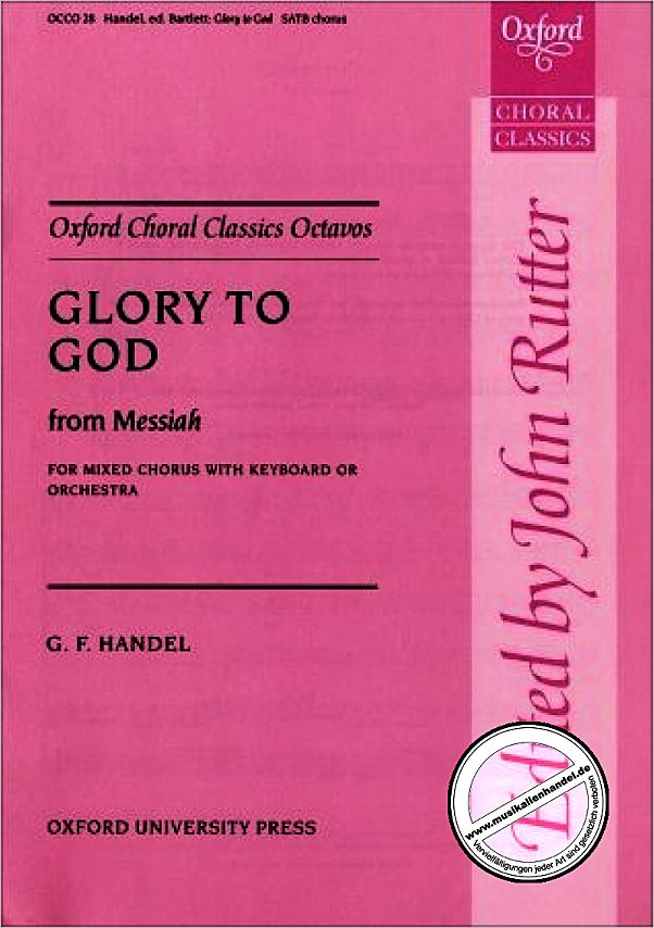 Titelbild für ISBN 0-19-341803-7 - THE HEAVENS ARE TELLING THE GLORY OF GOD