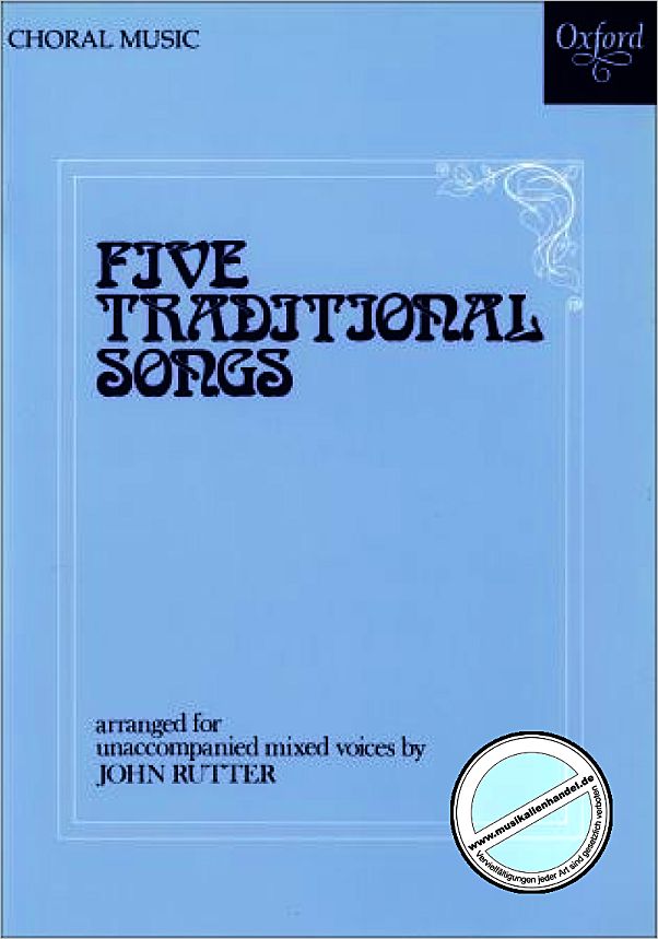 Titelbild für ISBN 0-19-343717-1 - 5 TRADITIONAL SONGS