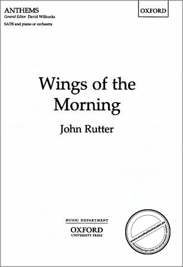 Titelbild für ISBN 0-19-350524-X - WINGS OF THE MORNING