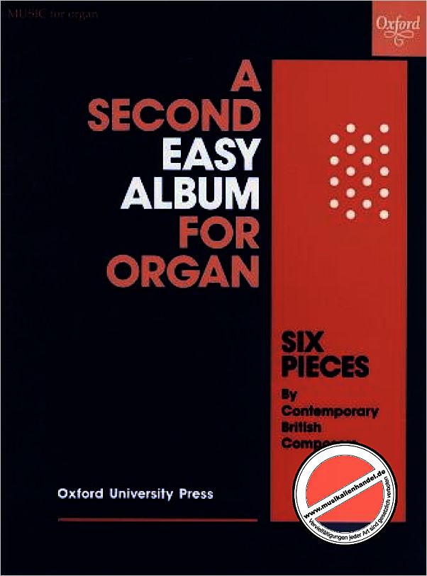 Titelbild für ISBN 0-19-375129-1 - A SECOND EASY ALBUM FOR ORGAN