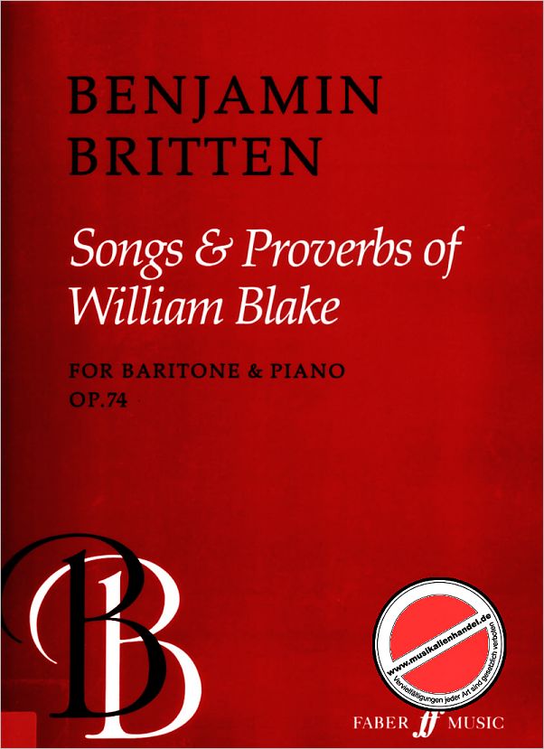 Titelbild für ISBN 0-571-50015-3 - SONGS AND PROVERBS OF W BLAKE