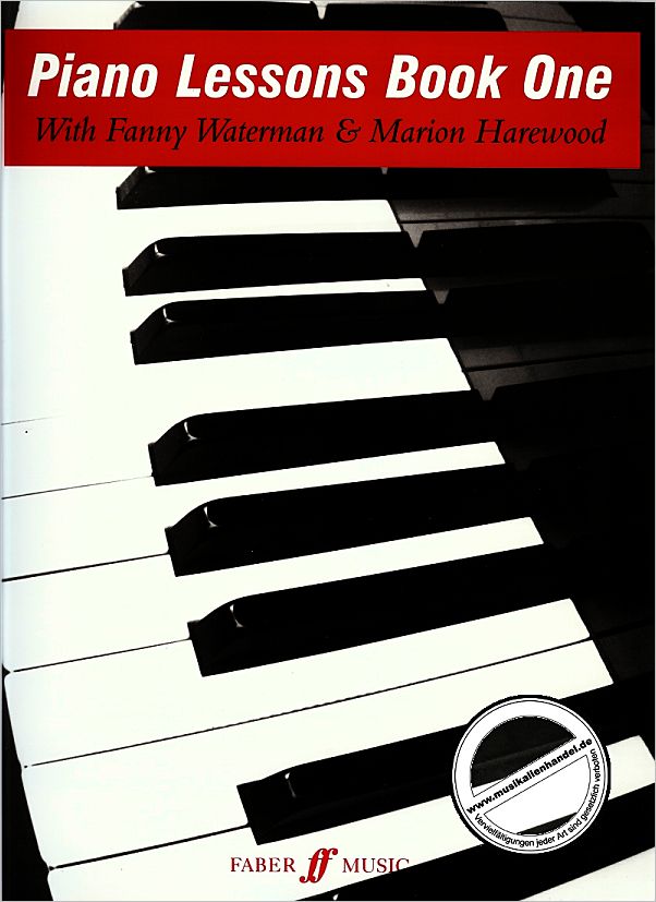 Titelbild für ISBN 0-571-50024-2 - PIANO LESSONS BOOK 1