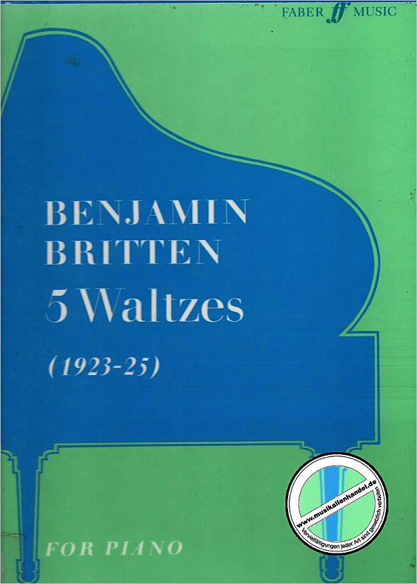 Titelbild für ISBN 0-571-50074-9 - 5 WALZER OP 3 (1923/24/25)