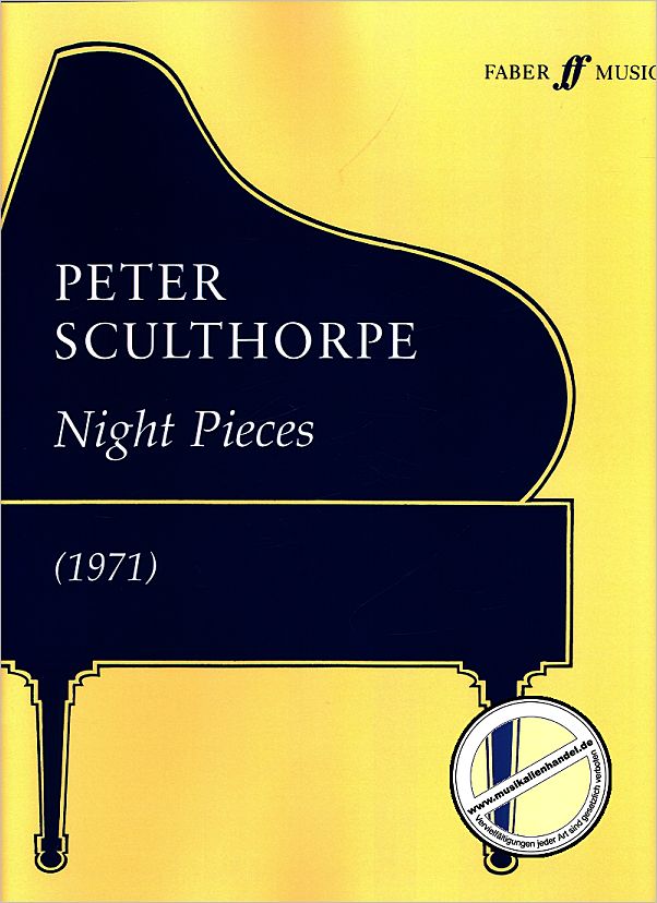 Titelbild für ISBN 0-571-50369-1 - NIGHT PIECES (1971/72)