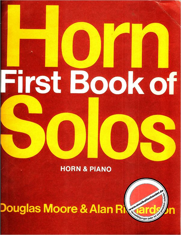 Titelbild für ISBN 0-571-50569-4 - FIRST BOOK OF HORN SOLOS