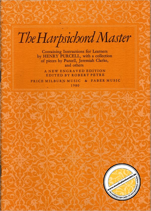 Titelbild für ISBN 0-571-50601-1 - THE HARPSICHORD MASTER 1697 CO