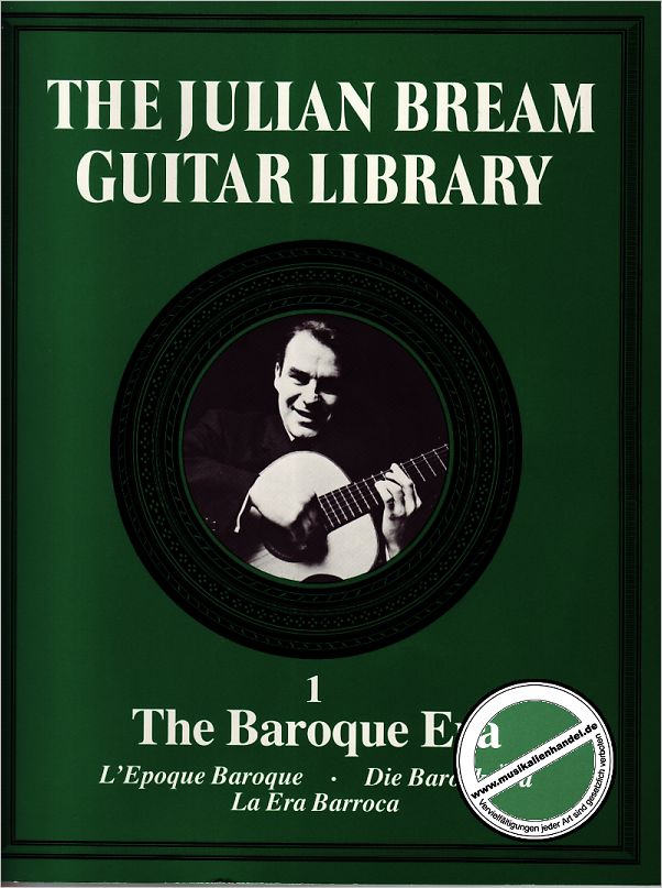 Titelbild für ISBN 0-571-50607-0 - THE JULIAN BREAM GUITAR LIBRARY 1 BAROQUE