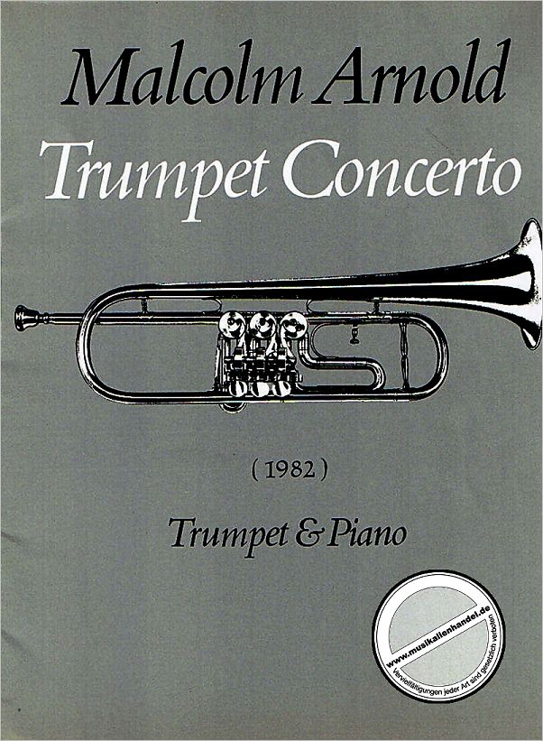 Titelbild für ISBN 0-571-50679-8 - TRUMPET CONCERTO OP 125 (1982)