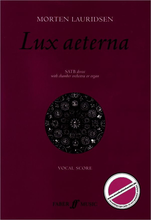 Titelbild für ISBN 0-571-52154-1 - LUX AETERNA