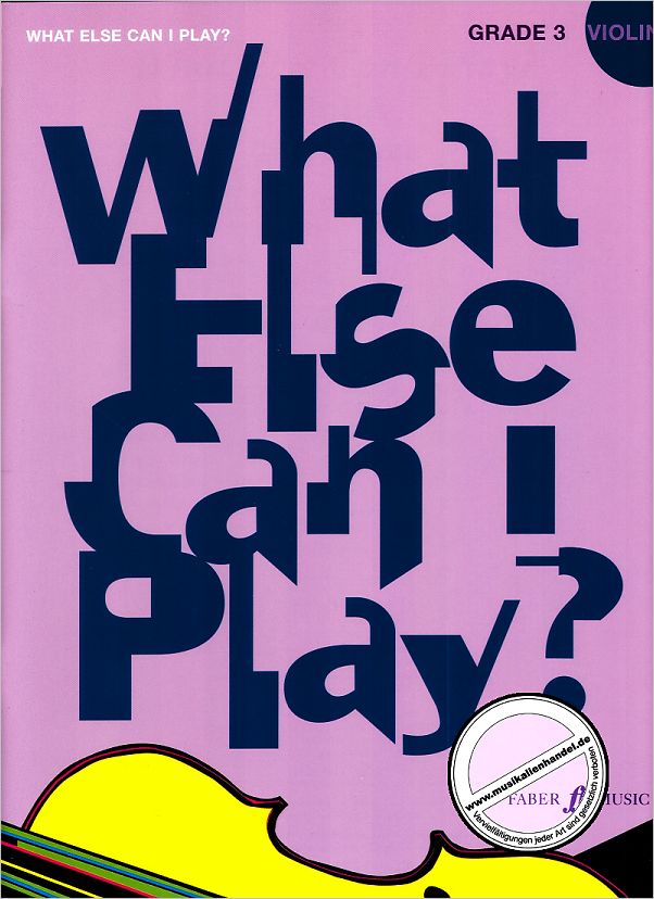 Titelbild für ISBN 0-571-53062-1 - WHAT ELSE CAN I PLAY 3