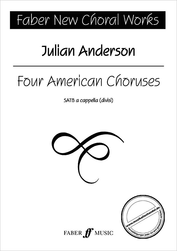 Titelbild für ISBN 0-571-53213-6 - 4 AMERICAN CHORUSES