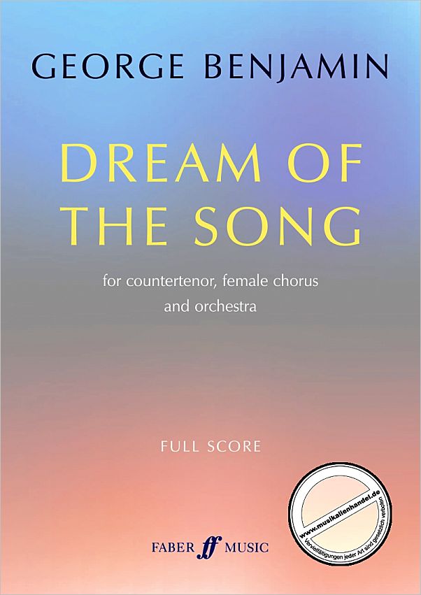 Titelbild für ISBN 0-571-53887-8 - DREAM OF THE SONG