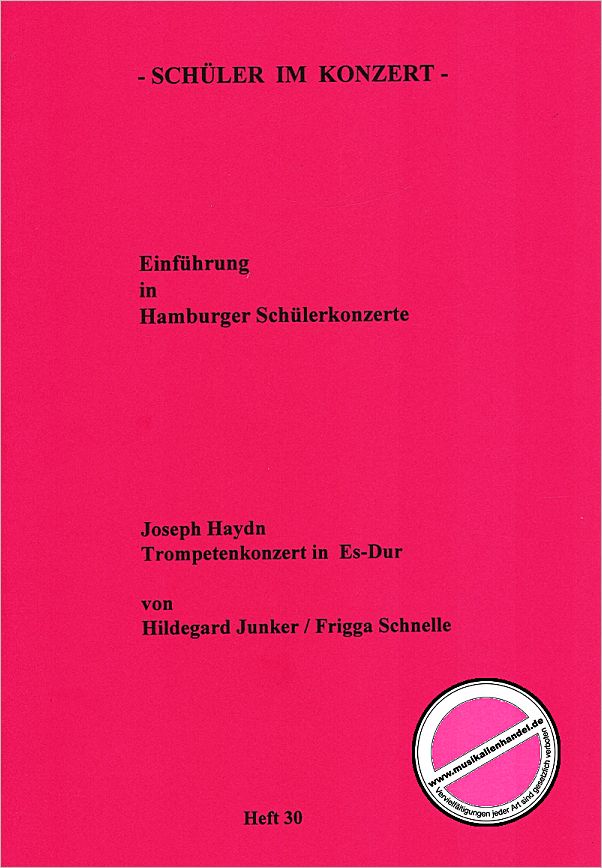 Titelbild für ISBN 3-928783-93-9 - JOSEPH HAYDN TROMPETENKONZERT IN ES-DUR