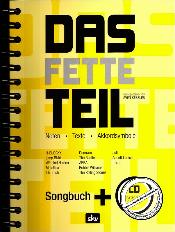 Titelbild für ISBN 3-938993-00-6 - DAS FETTE TEIL - SONGBUCH