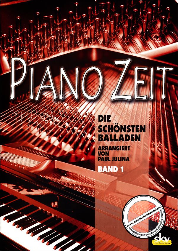 Titelbild für ISBN 3-938993-04-9 - PIANO ZEIT 1 - DIE SCHOENSTEN BALLADEN