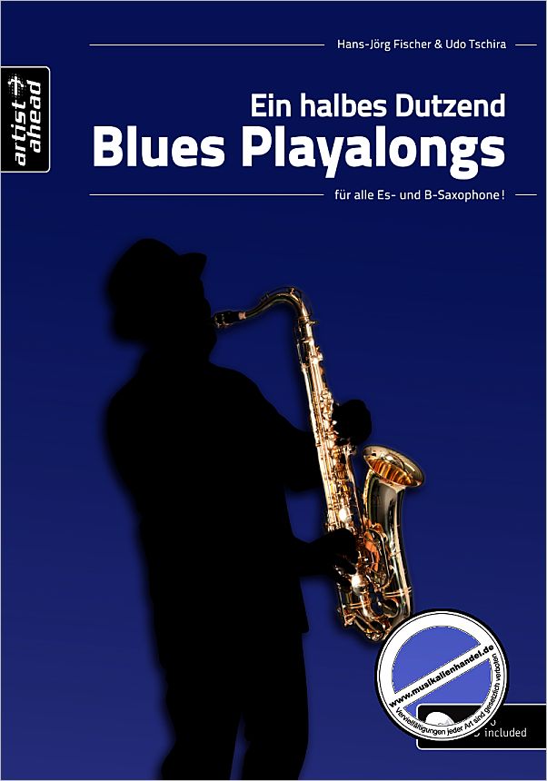 Titelbild für ISMN M-50150-022-2 - EIN HALBES DUTZEND BLUES PLAYALONGS