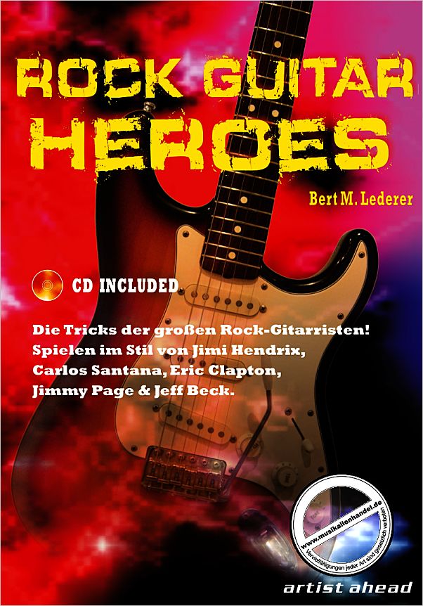 Titelbild für ISMN M-50150-091-8 - ROCK GUITAR HEROES