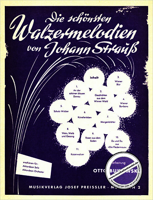 Titelbild für JP 361 - DIE SCHOENSTEN WALZERMELODIEN VON JOHANN STRAUSS