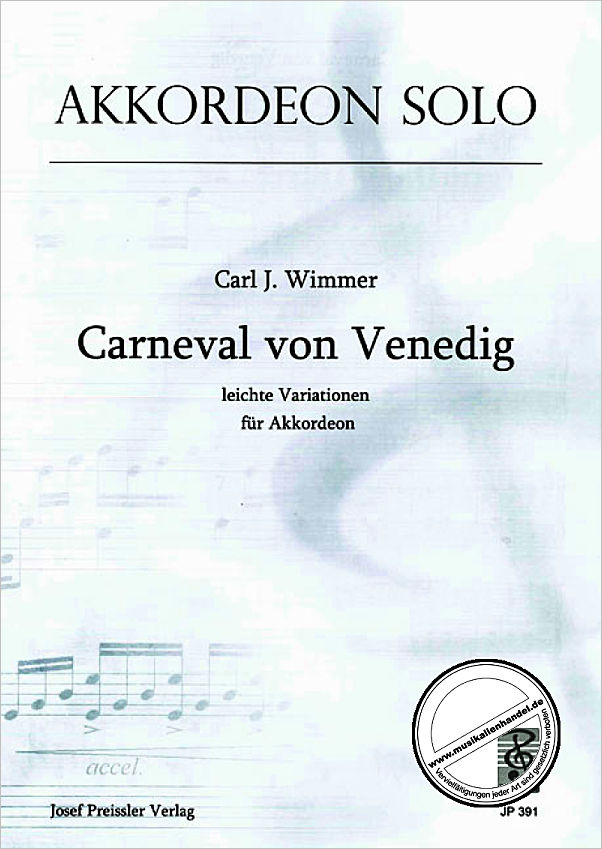 Titelbild für JP 391 - CARNEVAL VON VENEDIG