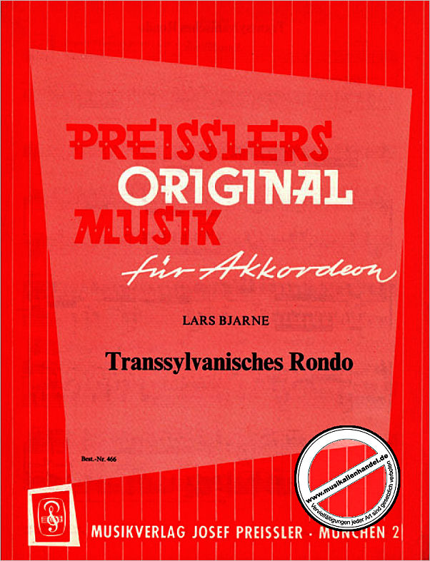 Titelbild für JP 466 - TRANSSYLVANISCHES RONDO