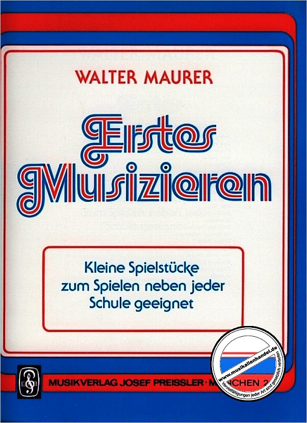 Titelbild für JP 484 - ERSTES MUSIZIEREN