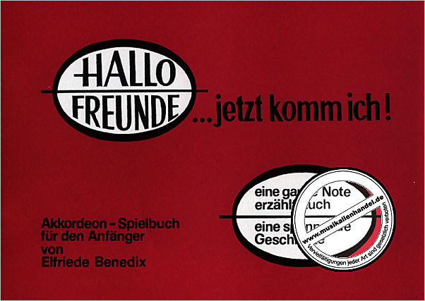 Titelbild für JP 485 - HALLO FREUNDE JETZT KOMM ICH