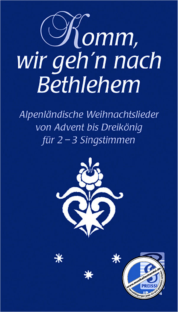 Titelbild für JP 6134 - KOMM WIR GEH'N NACH BETHLEHEM