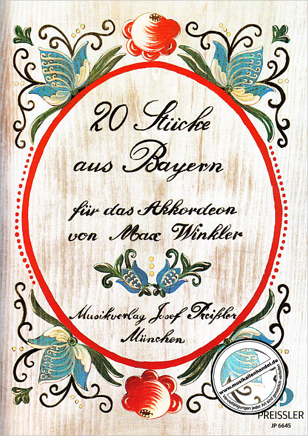 Titelbild für JP 6645 - 20 Stücke aus Bayern