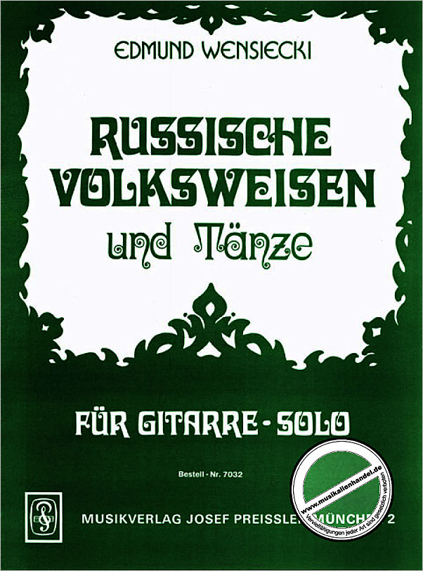 Titelbild für JP 7032 - RUSSISCHE VOLKSWEISEN + TAENZE