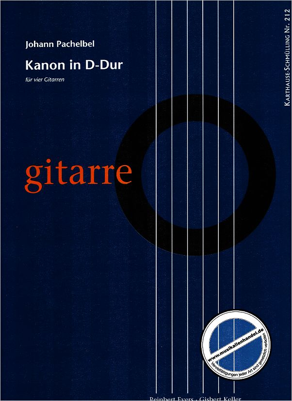 Titelbild für K 212 - KANON D-DUR