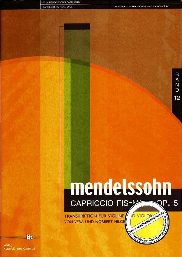 Titelbild für KAMPRAD 23-2 - CAPRICCIO FIS-MOLL OP 5