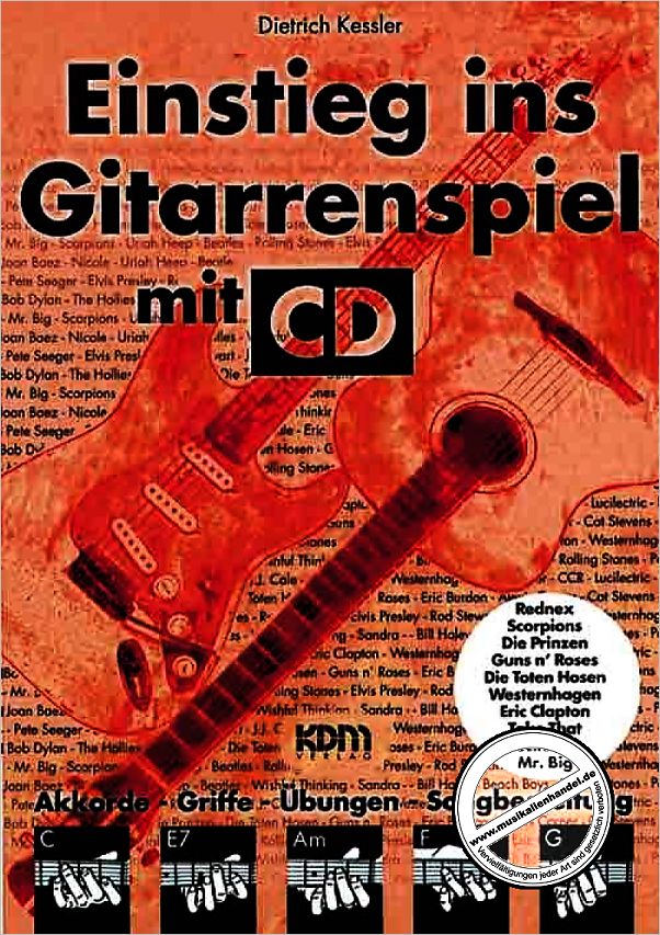 Titelbild für KDM 20984-90 - EINSTIEG INS GITARRENSPIEL MIT CD