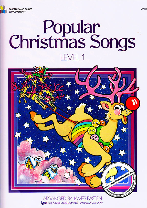 Titelbild für KJOS -WP221 - POPULAR CHRISTMAS SONGS 1