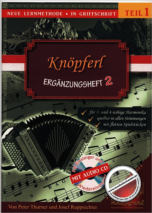 Titelbild für KNOEPFERL -EH2002 - KNOEPFERL ERGAENZUNGSHEFT 2
