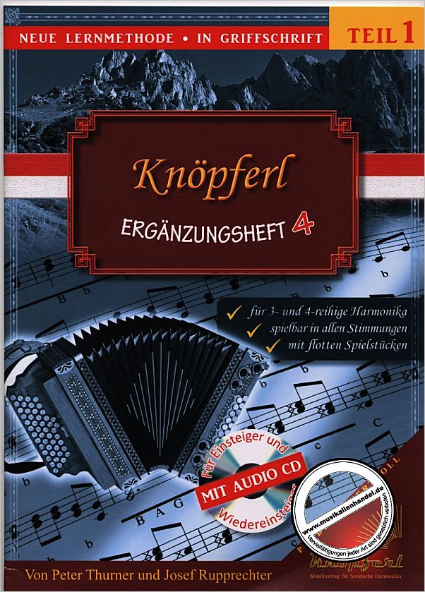 Titelbild für KNOEPFERL -EH2004 - KNOEPFERL ERGAENZUNGSHEFT 4