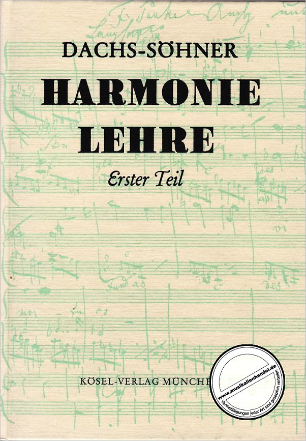 Titelbild für KOESEL 30013 - HARMONIELEHRE 1