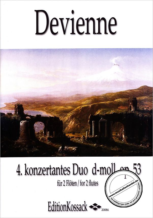 Titelbild für KOSSACK 20084 - KONZERTANTES DUO 4 D-MOLL OP 53