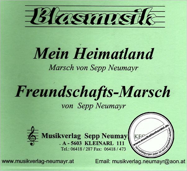 Titelbild für KRENN 998 - FREUNDSCHAFTSMARSCH + MEIN HEIMATLAND