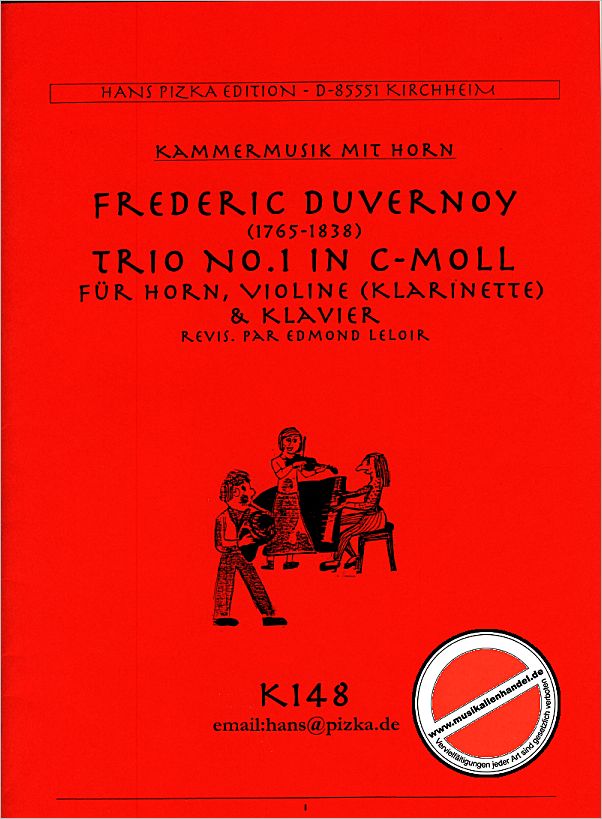 Titelbild für PIZKA -K148 - TRIO 1 C-MOLL