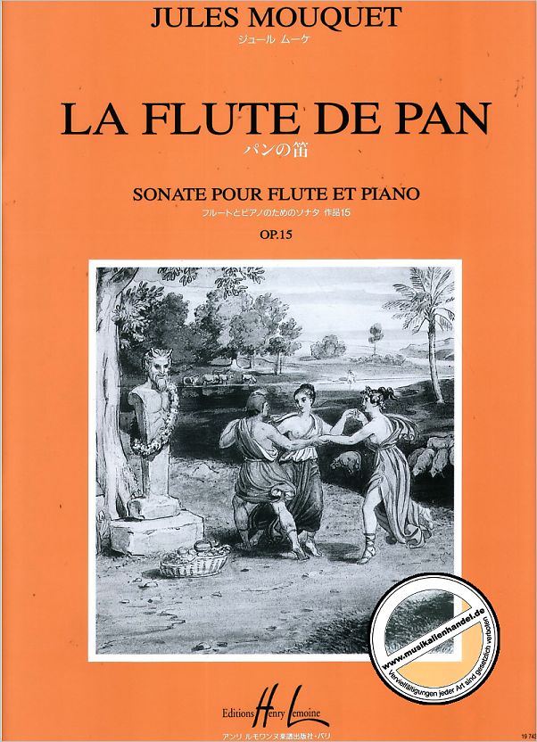 Titelbild für LEMOINE 19743 - LA FLUTE DE PAN - SONATE OP 15