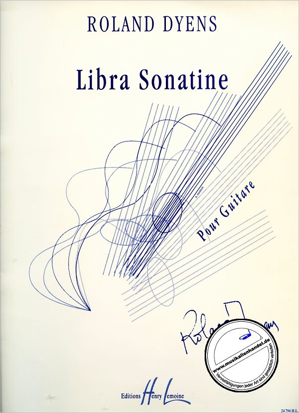 Titelbild für LEMOINE 24794 - LIBRA SONATINE