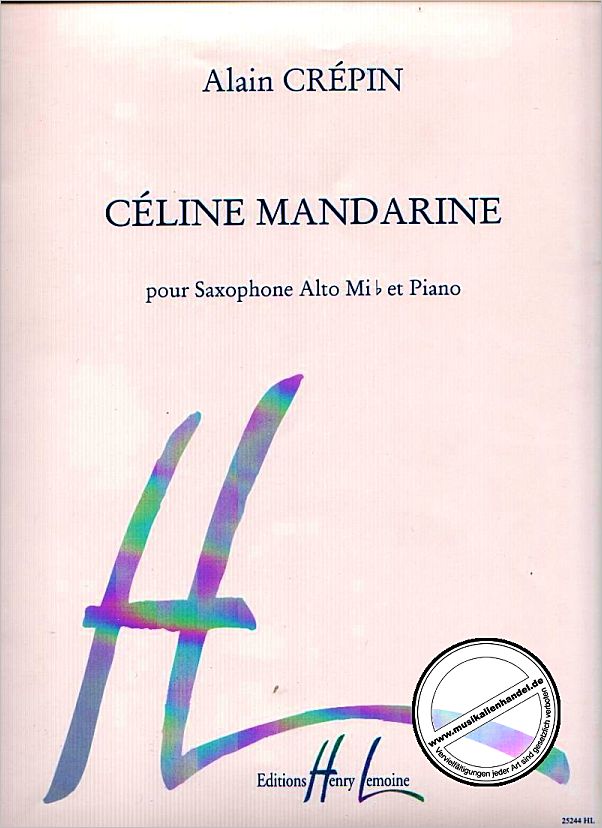 Titelbild für LEMOINE 25244 - CELINE MANDARINE