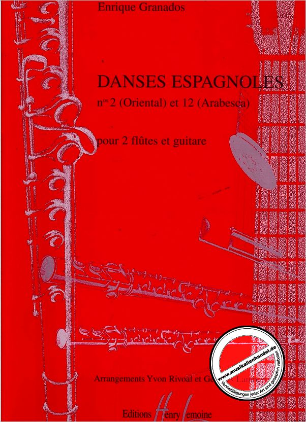 Titelbild für LEMOINE 26635 - DANZAS ESPAGNOLAS 2 + 12