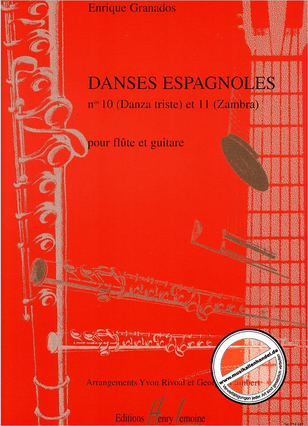 Titelbild für LEMOINE 26725 - DANZAS ESPAGNOLAS NR 10 + 11