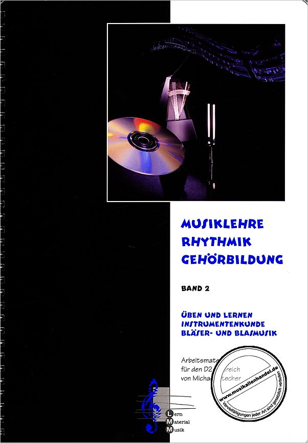 Titelbild für LMM 97002 - MUSIKLEHRE RHYTHMIK GEHOERBILDUNG 2