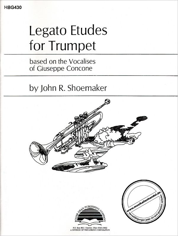Titelbild für LORENZ -HBG430 - LEGATO ETUDES FOR TRUMPET BASED ON THE VOCALISES OF GIUSEPPE