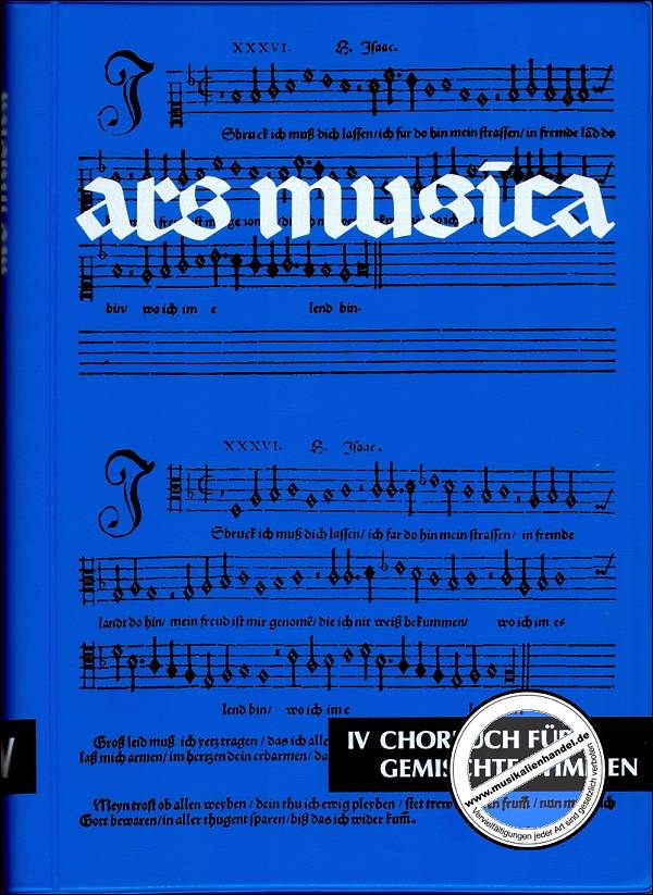 Titelbild für M 52034 - ARS MUSICA 4 CHORBUCH GEMISCHTE STIMMEN