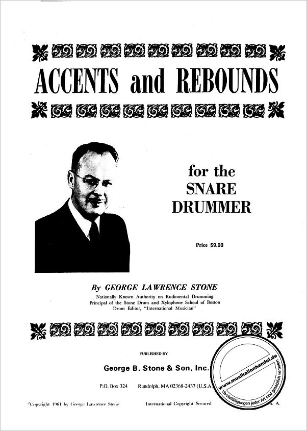 Titelbild für MAAS 111-031 - ACCENTS AND REBOUDS FOR THE SNARE DRUMMER